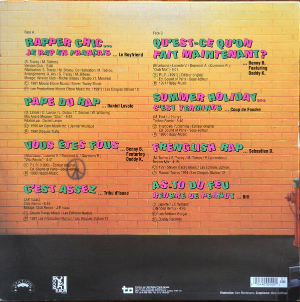 Various - Je Rap En Français Vol.1 [Vinyl] | Station 12 Records (STA-500) - 2