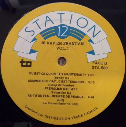 Various - Je Rap En Français Vol.1 [Vinyl] | Station 12 Records (STA-500) - 4