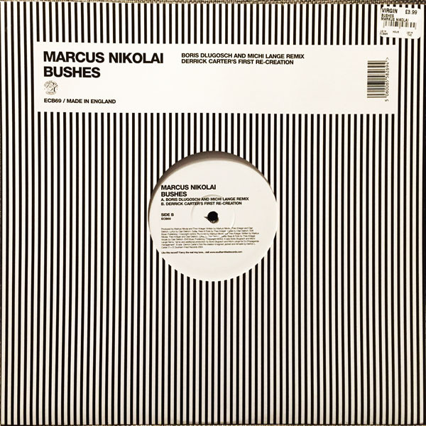 Markus Nikolai - Bushes | Southern Fried Records (ECB69) - main Markus Nikolai - Bushes | Southern Fried Records (ECB69) - main