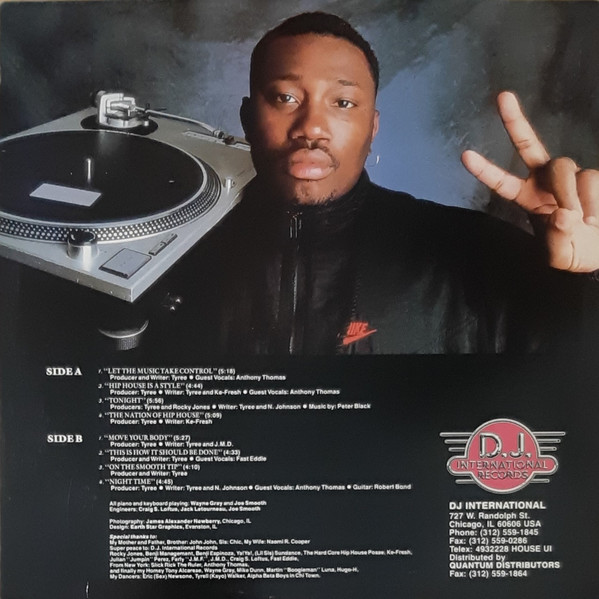 Tyree - Nation Of Hip House | D.J. International Records (DJLP-1026) - 2 Tyree - Nation Of Hip House | D.J. International Records (DJLP-1026) - 2