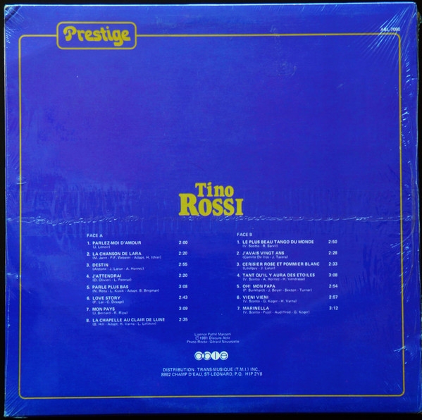 Tino Rossi - Tino Rossi | Able (ABL-7090) - 2 Tino Rossi - Tino Rossi | Able (ABL-7090) - 2