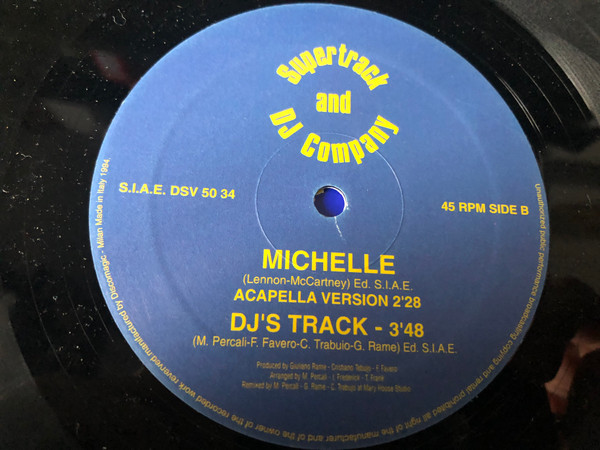 Supertrack And DJ Company - Michelle | Disc-O-Very Records (DSV 5034) - 3 Supertrack And DJ Company - Michelle | Disc-O-Very Records (DSV 5034) - 3