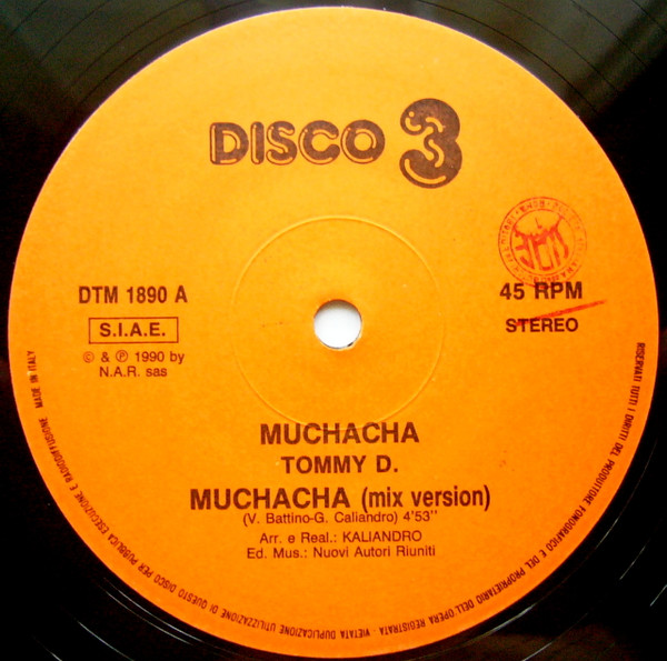 Tommy D. - Muchacha | Disco 3 (DTM 1890) - 3