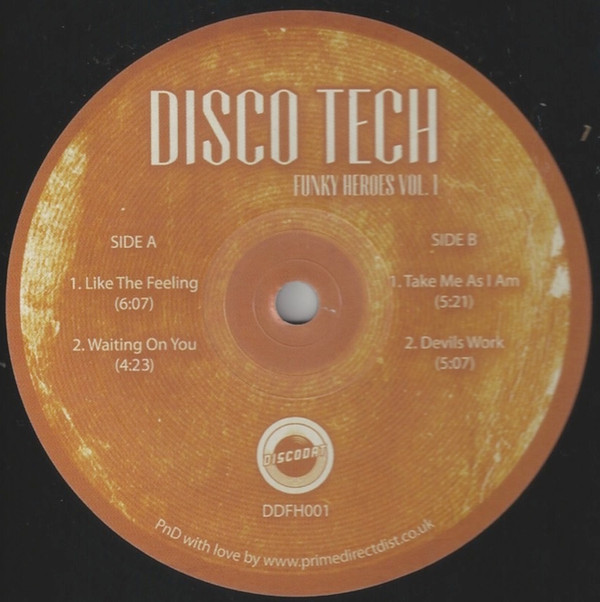 Disco Tech - Funky Heroes Vol. 1 | DiscoDat (DDFH001) - main Disco Tech - Funky Heroes Vol. 1 | DiscoDat (DDFH001) - main