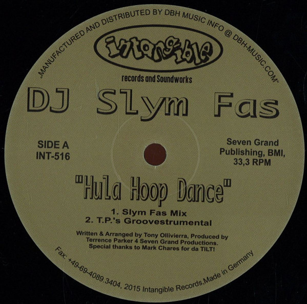 DJ Slym Fas - Hula Hoop Dance / Memories | Intangible Records & Soundworks (INT-516) - main DJ Slym Fas - Hula Hoop Dance / Memories | Intangible Records & Soundworks (INT-516) - main