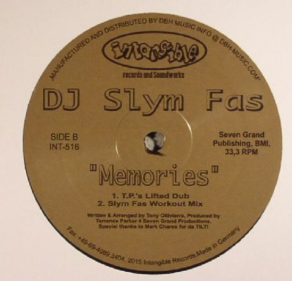 DJ Slym Fas - Hula Hoop Dance / Memories | Intangible Records & Soundworks (INT-516) - 2 DJ Slym Fas - Hula Hoop Dance / Memories | Intangible Records & Soundworks (INT-516) - 2