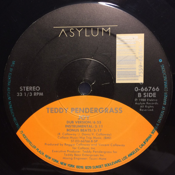 Teddy Pendergrass - Joy | Asylum Records (0-66766) - 2