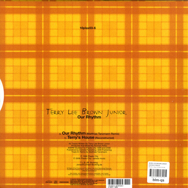 Terry Lee Brown Junior - Our Rhythm | Plastic City (10plax03-6) - 2 Terry Lee Brown Junior - Our Rhythm | Plastic City (10plax03-6) - 2