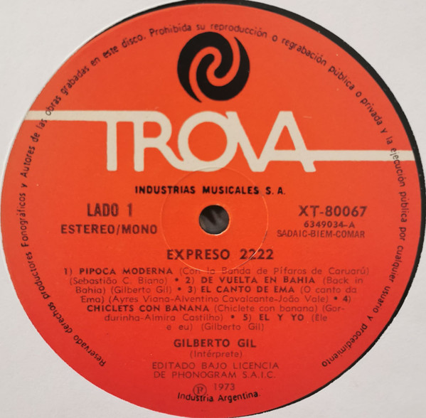 Gilberto Gil - Expresso 2222 | Trova (XT-80.067) - 3 Gilberto Gil - Expresso 2222 | Trova (XT-80.067) - 3