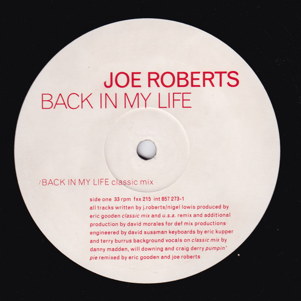 Joe Roberts - Back In My Life | FFRR (fxx 215) - 3