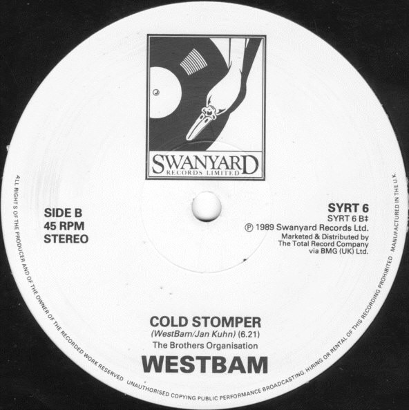 WestBam - Hold Me Back | Swanyard Records Ltd (SYRT 6) - 4 WestBam - Hold Me Back | Swanyard Records Ltd (SYRT 6) - 4