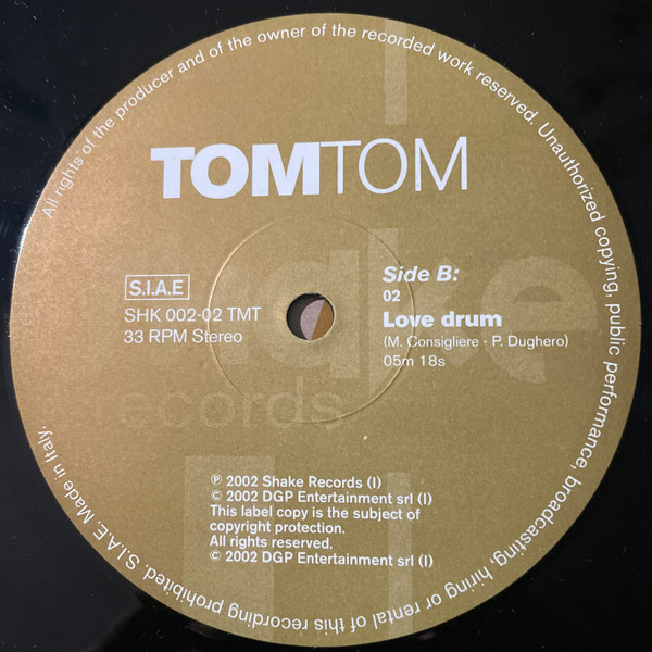 Tom Tom - Super Drum | Shake Records (SHK 002-02 TMT) - 4