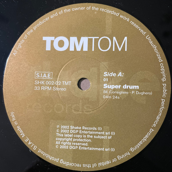 Tom Tom - Super Drum | Shake Records (SHK 002-02 TMT) - 3