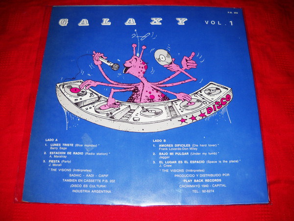 The Visions - Galaxy Vol. I | Play Back Records (P.B. 202) - 2