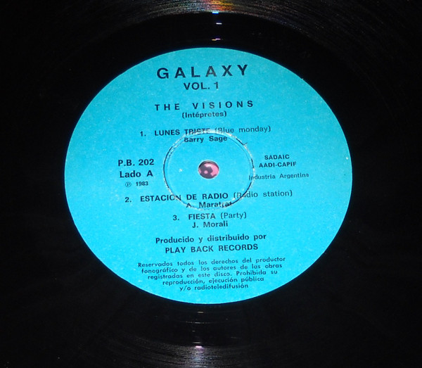 The Visions - Galaxy Vol. I | Play Back Records (P.B. 202) - 3