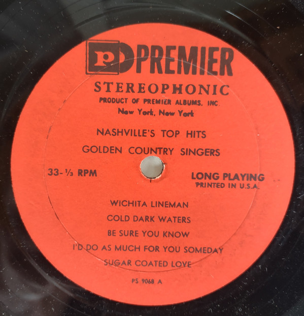 The Golden Country Singers - Nashville's Top Hits | Premier (PS-9068) - 3 The Golden Country Singers - Nashville's Top Hits | Premier (PS-9068) - 3