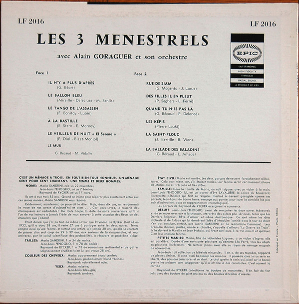 Les 3 Ménestrels - No.2 | Epic (LF 2016) - 2