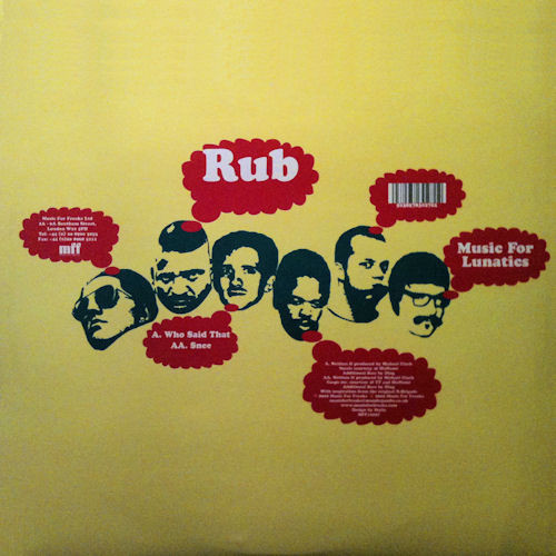 Rub - Music For Lunatics | Music For Freaks (MFF12027) - 3