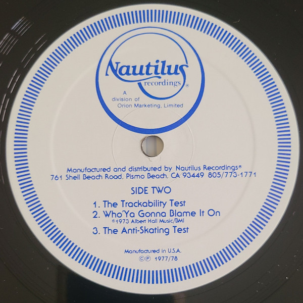 Audio System Test Record