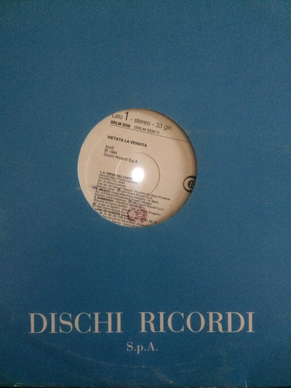 Various - EP Ricordi | Ricordi (SRLM 2035/2) - main Various - EP Ricordi | Ricordi (SRLM 2035/2) - main