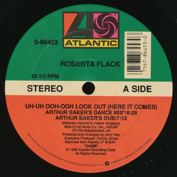 Roberta Flack - Uh-Uh Ooh-Ooh Look Out (Here It Comes) | Atlantic (0-86453) - 3