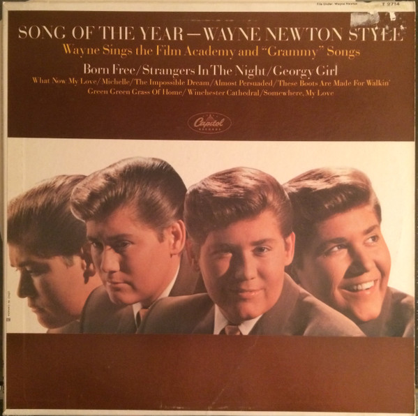 Wayne Newton - Song Of The Year - Wayne Newton Style | Capitol Records (T-2714) - main Wayne Newton - Song Of The Year - Wayne Newton Style | Capitol Records (T-2714) - main