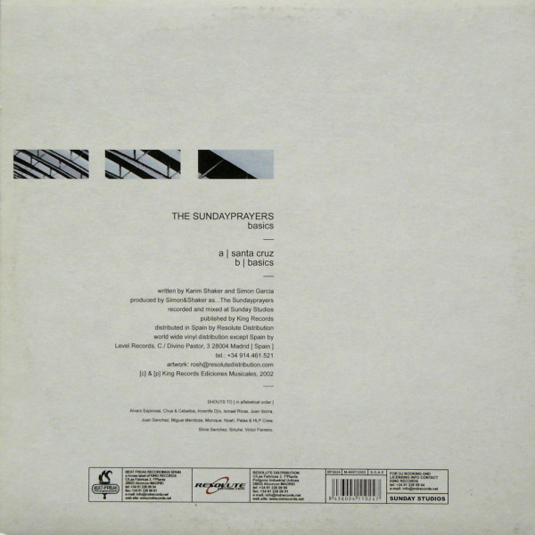 Simon & Shaker As The Sundayprayers - Basics | BeatFreak Recordings (BF0024) - 2