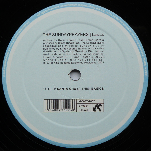Simon & Shaker As The Sundayprayers - Basics | BeatFreak Recordings (BF0024) - 3