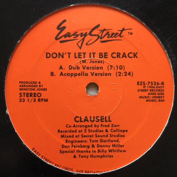 Clausell - Don't Let It Be Crack | Easy Street Records (EZS-7526) - 2