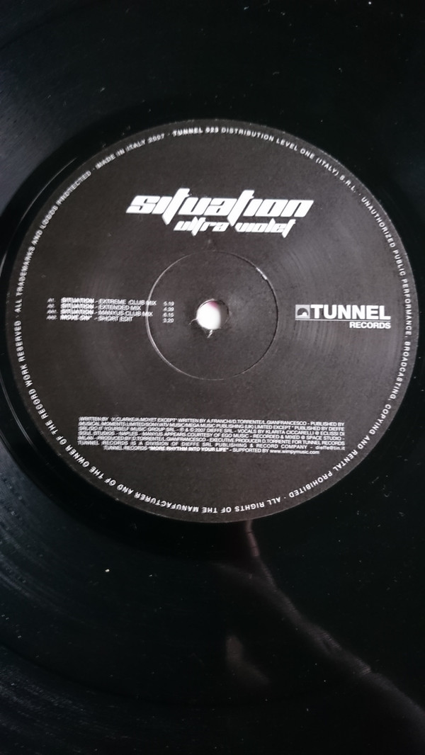 Ultra Violet - Situation | Tunnel Records (TUNNEL 023) - 5