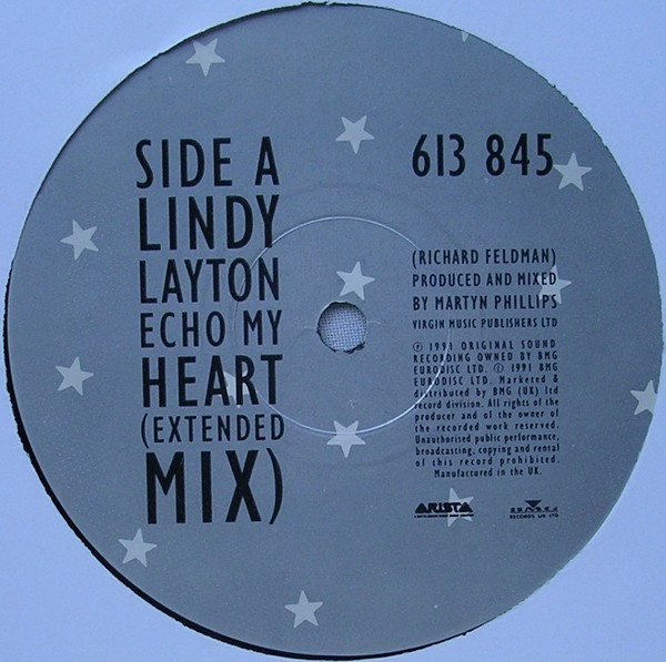 Lindy Layton - Echo My Heart | Arista (613 845) - 3 Lindy Layton - Echo My Heart | Arista (613 845) - 3