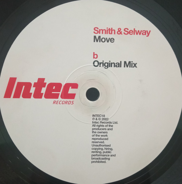 Smith & Selway - Move | Intec Records (INTEC18) - 4