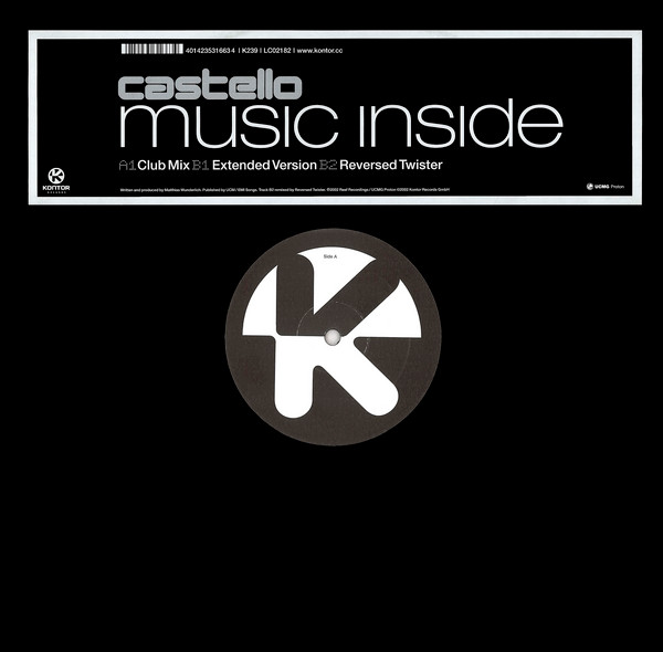 Castello - Music Inside | Kontor Records (K239) - main Castello - Music Inside | Kontor Records (K239) - main