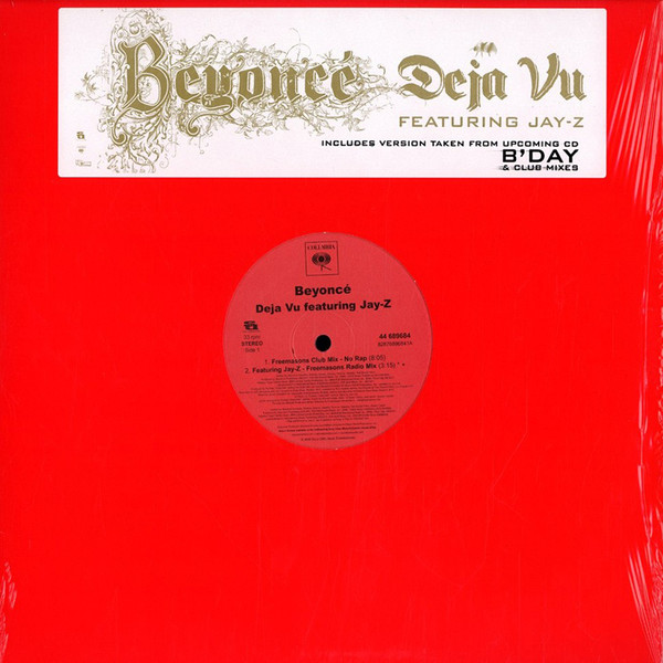 Beyoncé Featuring Jay-Z - Déjà Vu | Columbia (82876 89684 1)