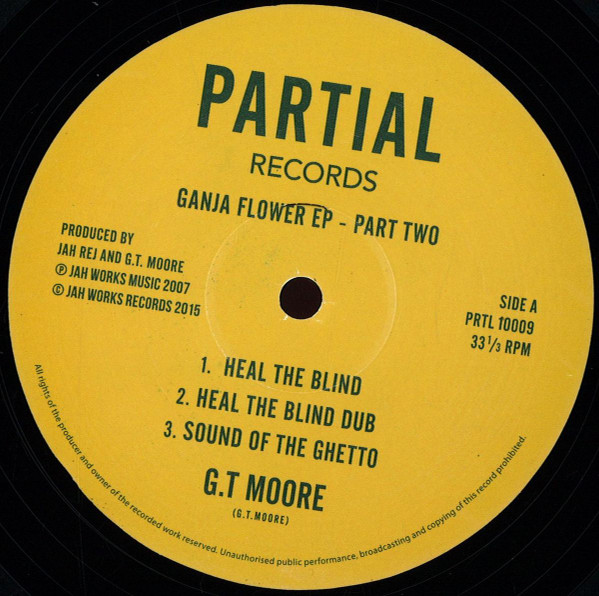 G.T. Moore - Ganja Flower EP 2 | Partial Records (PRTL 10009) - main