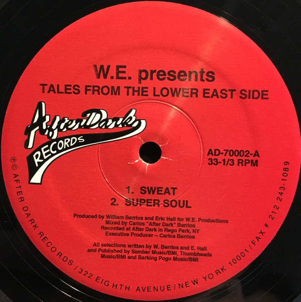 W. E. - Tales From The Lower East Side | After Dark Records (AD-70002) - main