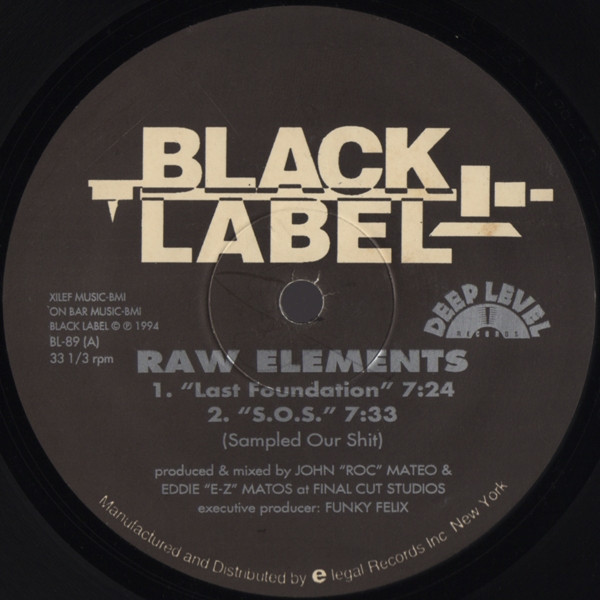 Mateo & Matos - Raw Elements | Black Label (BL-88)
