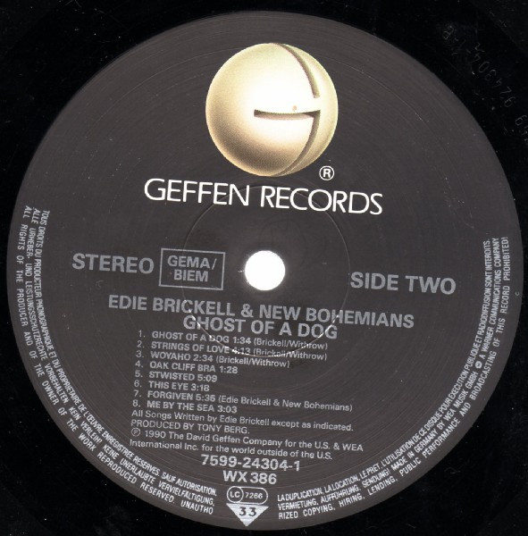 Edie Brickell & New Bohemians - Ghost Of A Dog | Geffen Records (7599-24304-1) - 4 Edie Brickell & New Bohemians - Ghost Of A Dog | Geffen Records (7599-24304-1) - 4