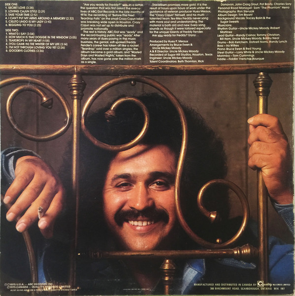 Freddy Fender - Are You Ready For Freddy | Dot Records (DOSD-2044-V) - 2 Freddy Fender - Are You Ready For Freddy | Dot Records (DOSD-2044-V) - 2