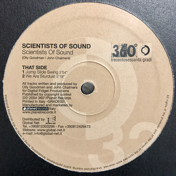 Scientists Of Sound - Scientists Of Sound | Planet Records Italy (GRADE001) - 2 Scientists Of Sound - Scientists Of Sound | Planet Records Italy (GRADE001) - 2