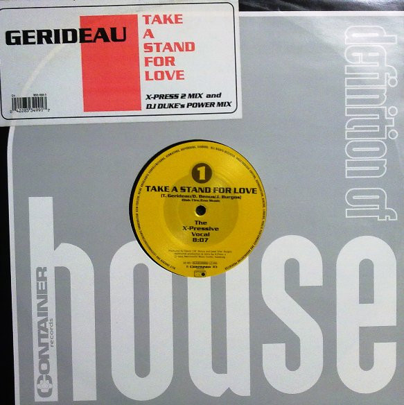 Gerideau - Take A Stand For Love | Container Records (CR 30) - main Gerideau - Take A Stand For Love | Container Records (CR 30) - main