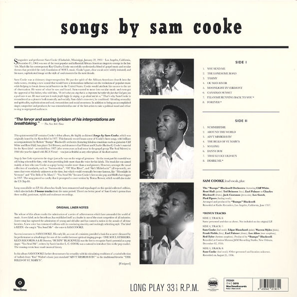 Songs By Sam Cooke