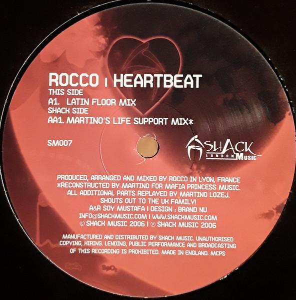 Rocco - Heartbeat | Shack Music Recordings (SM007) - main