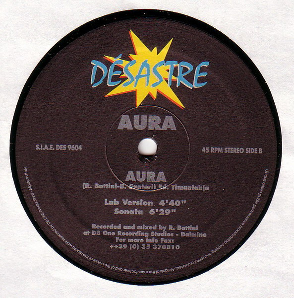 Aura - Aura | Désastre Records (DES 9604) - 3 Aura - Aura | Désastre Records (DES 9604) - 3