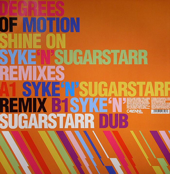 Degrees Of Motion - Shine On | Cayenne Recordings (SPICY005) - 2