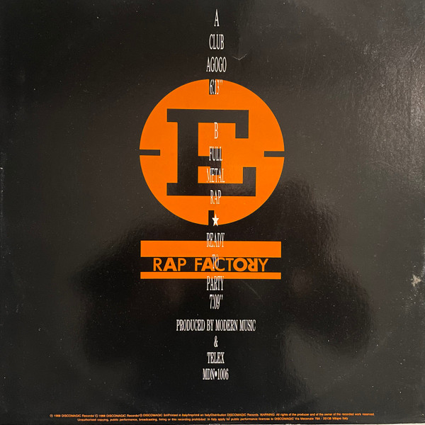 Rap Factory - Club Agogo | Modern Music Productions (MDN 1006) - 2 Rap Factory - Club Agogo | Modern Music Productions (MDN 1006) - 2