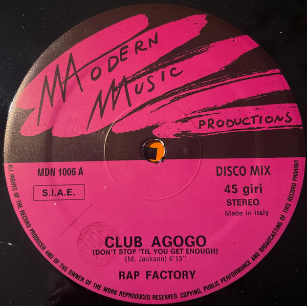 Rap Factory - Club Agogo | Modern Music Productions (MDN 1006) - 3 Rap Factory - Club Agogo | Modern Music Productions (MDN 1006) - 3