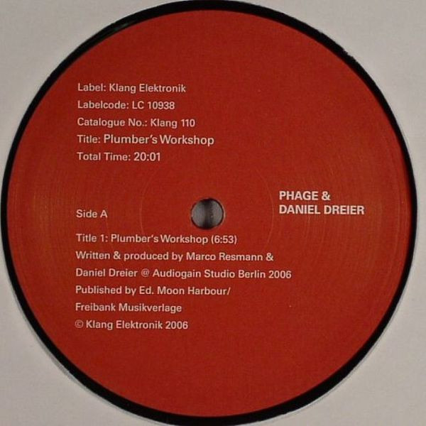 Phage & Daniel Dreier - Plumber's Workshop | Klang Elektronik (KLANG 110)