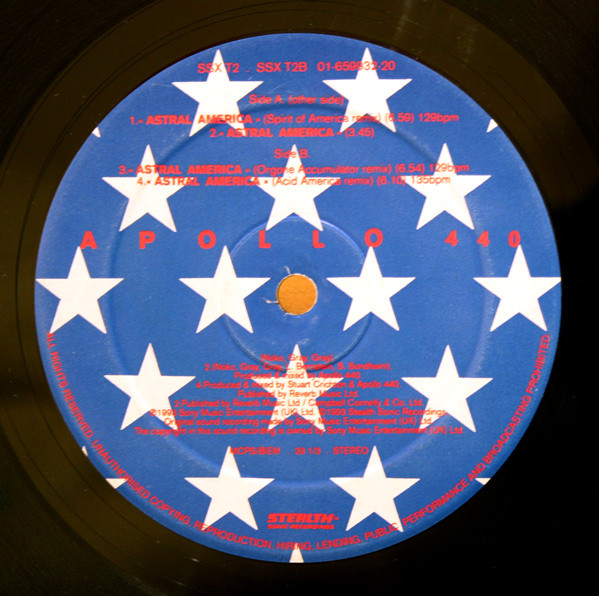 Apollo 440 - Astral America | Stealth Sonic Recordings (SSX T2) - 3 Apollo 440 - Astral America | Stealth Sonic Recordings (SSX T2) - 3