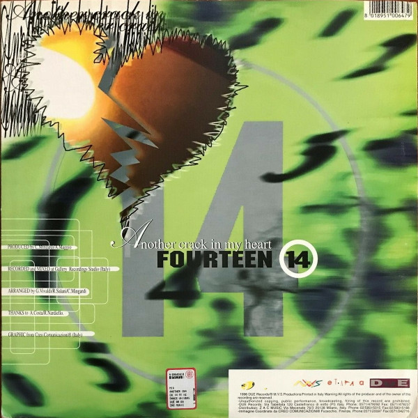 Fourteen 14 - Another Crack In My Heart | DUE Records (Dance Universal Experiment) (DUE 00.08) - 2 Fourteen 14 - Another Crack In My Heart | DUE Records (Dance Universal Experiment) (DUE 00.08) - 2